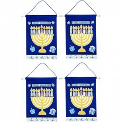 Hanukkah Banner Craft Kit - Make Your Own Hannukah Banner (4-Pack) $18.23 Kids' Party Decorations