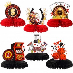 9.8 Inch Casino Party Honeycomb Centerpieces Sets Casino Theme Party Table Toppers Poker Party Decorations for Casino Night P...