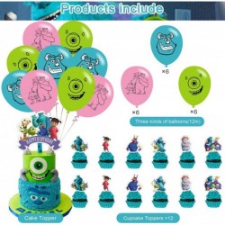 Monster-Inc Party Decorations Birthday Party Supplies For Monsters University Party Supplies Includes Banner - Cake Topper - ...