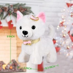 Walking Toy Dog Barking Tail Wagging Remote Control Plush Electronic Interactive Dog Realistic Stuffed Puppy Toy Pet Toys Gif...