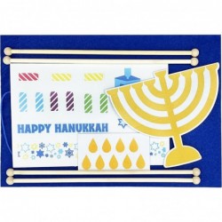 Hanukkah Banner Craft Kit - Make Your Own Hannukah Banner (4-Pack) $18.23 Kids' Party Decorations