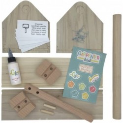 Premium Kids Toolbox Craft Kit - DIY Wooden Project - Perfect for Kids - Gifts - STEM Learning - Wood Craft - Made in America...