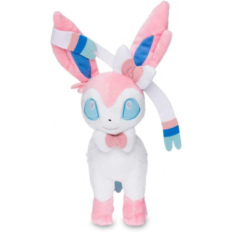 Sylveon Plush - Sylveon Stuffed Animal - Eevee Evolution Plush Figure Toy for Boy Girl $41.30 Plush Figure Toys