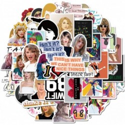 50Pcs Female Pop Singer Stickers DIY Skateboard Laptop Guitar Refrigerator Scrapbook Car Toys Decal Stickers $16.79 Kids' Sti...