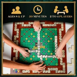 Games Double Double Dominoes Game with Board Enjoy this variation of Mexican Train Game with a Twist $46.15 Domino & Tile Games