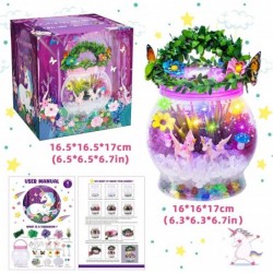 Light up Unicorn Terrarium Kit for Kids Unicorn Gifts for Girls 3 4 5 6 7 8 Create Your Own Garden Kit Unicorn Stuff DIY Nigh...