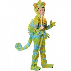 Realistic Chameleon Costume for Kids Child Lizard Outfit $67.81 Kids' Costumes