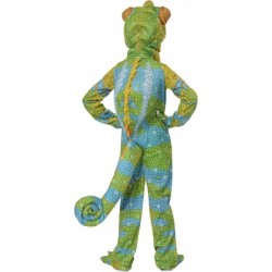 Realistic Chameleon Costume for Kids Child Lizard Outfit $67.81 Kids' Costumes