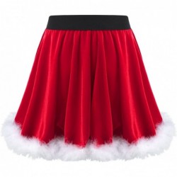 Kids Girls Christmas Skirt Santa Costume Children Skater Skating Dance Tutu Skirt Holiday Dress up $16.52 Kids' Costumes