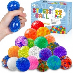 22 Pack Stress Balls Set for Kids and Adults Squishy Fidget Toys with High Resistance Anxiety Calming Autism ADD/ADHD Sensory...