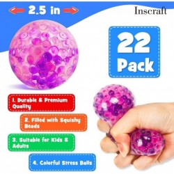 22 Pack Stress Balls Set for Kids and Adults Squishy Fidget Toys with High Resistance Anxiety Calming Autism ADD/ADHD Sensory...