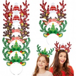 9Pcs Christmas Reindeer Antlers Headband Deer Antler Headband Headpiece Accessories for Christmas Halloween Party Cosplay Cos...