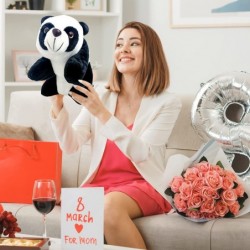 Best Toys Panda Bear Weighted Stuffed Animals for Anxiety and Stress Relief 15.7inch 1lb Weighted Plush Animal Throw Pillow K...