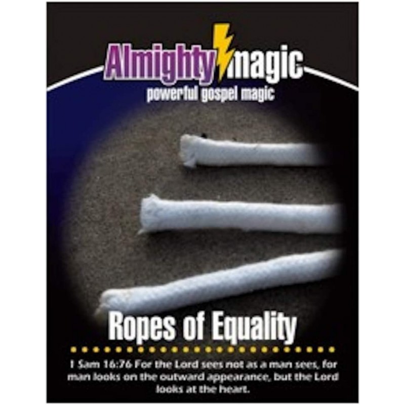 Almighty Magic Ropes of Equality-- Powerful Gospel Magic! $17.47 Magic Kits & Accessories