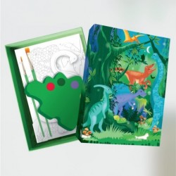 Totally Dinosaurs Watercolor Art Set in Keepsake Box to Make and Display $30.99 Kids' Drawing & Writing Boards