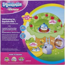 by Original Squishmallows Deluxe Tiptop Treehouse Playscene - Includes 2-Inch Babs The Blue Jay Plush Ladybug Dress Bird’s Ne...