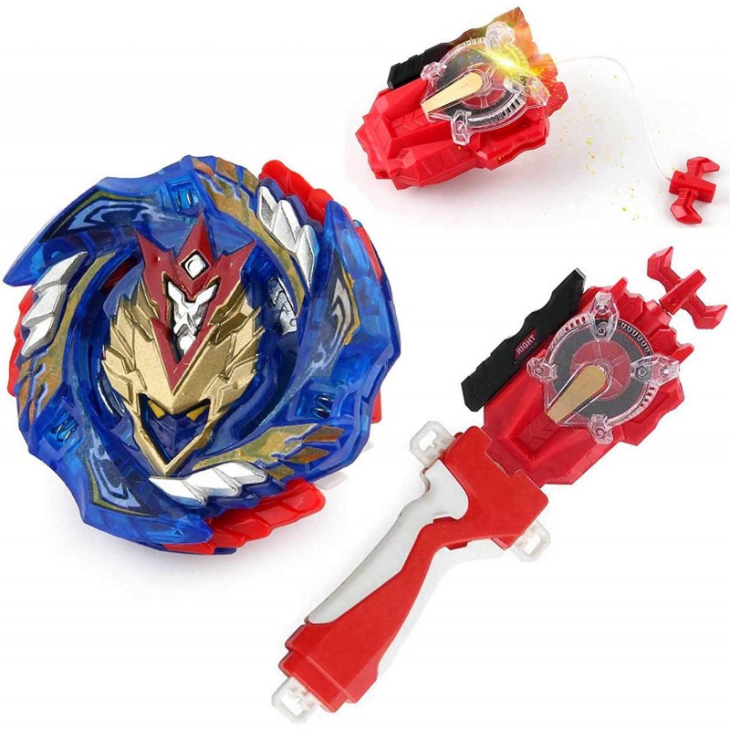 Battling Tops Burst B-127 Cho-Z Valkyrie.Z.Ev Gyro Toys with Bey Burst Battle Sparking Launcher LR Right/Left Turning and Gri...