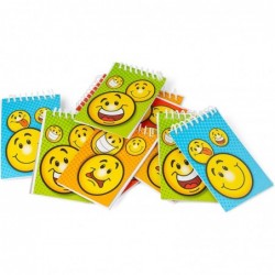 Happy Themed Set Of Party Favors With Smile Designs For Kids - 48-Piece Bulk Smiley Stationery Set - Erasers Pencils Stampers...