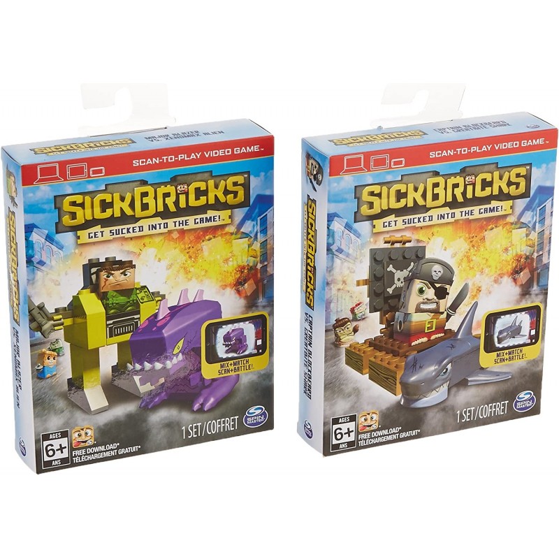 Sick Bricks Big Sick Character Pack Heroes vs Monsters $15.87 Game Accessories