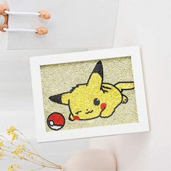 DIY 5D Diamond Painting Kits for Kids /Diamond Art for Kids with Wooden Frame (Suitable for Children/Beginners) (Pikaqiu2) $3...