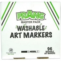 Master Pack Art Markers Class Pack Washable 8 Colors-12 of Each Color Conical Tip 96-Markers (80614) $75.12 Kids' Drawing & W...