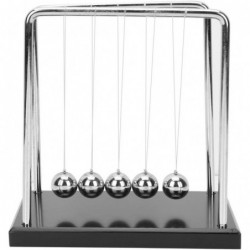 Newtons Cradle Steel Pendulum Balls with ABS Plastic Base Science Physical Stress Relief Toy for Home Office Desktop Decorati...