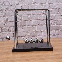 Newtons Cradle Steel Pendulum Balls with ABS Plastic Base Science Physical Stress Relief Toy for Home Office Desktop Decorati...