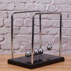 Newtons Cradle Steel Pendulum Balls with ABS Plastic Base Science Physical Stress Relief Toy for Home Office Desktop Decorati...