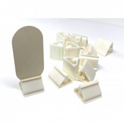 White Game Card Stands 3/4" x 3/4" (Set of 20) Board Game Pieces Games $17.03 Game Accessories