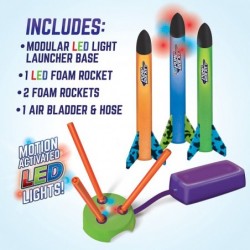 Jump Rocket® LED Triple Blast with Launch Pad and 3 Foam Rockets Great for Glow in The Dark Outdoor Play $45.26 Toy Foam Blas...