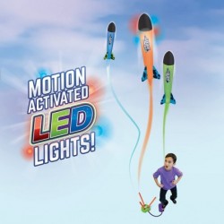 Jump Rocket® LED Triple Blast with Launch Pad and 3 Foam Rockets Great for Glow in The Dark Outdoor Play $45.26 Toy Foam Blas...