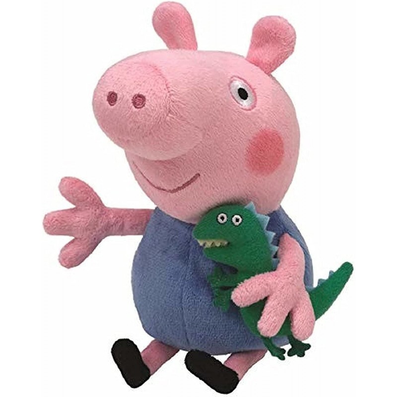 Pig Pig Patch Plush Toy George Girl Children's Plush Toys $20.40 Plush Figure Toys