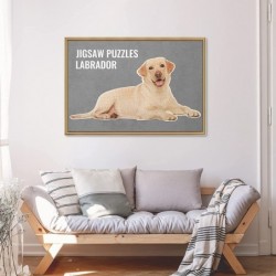 Labrador 343 Piece Puzzles for Adults Animals Shaped Puzzles Unique Shaped Jigsaw Puzzles Dog Jigsaw Puzzles Labrador Unique ...