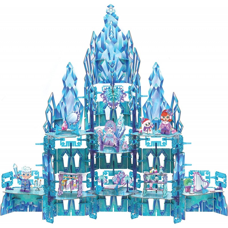 Enchanted Ice Castle | Build-Your-Own Magical Kingdom Play Set Kids 3D Puzzle Toy - STEM Girl Toys Ages 6-7 and Up $81.34 Toy...