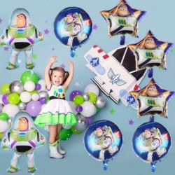 8Pcs Toy Story Party Foil Balloons Buzz Lightyear Birthday Party Decorations Supplies $17.67 Kids' Party Decorations