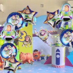 8Pcs Toy Story Party Foil Balloons Buzz Lightyear Birthday Party Decorations Supplies $17.67 Kids' Party Decorations