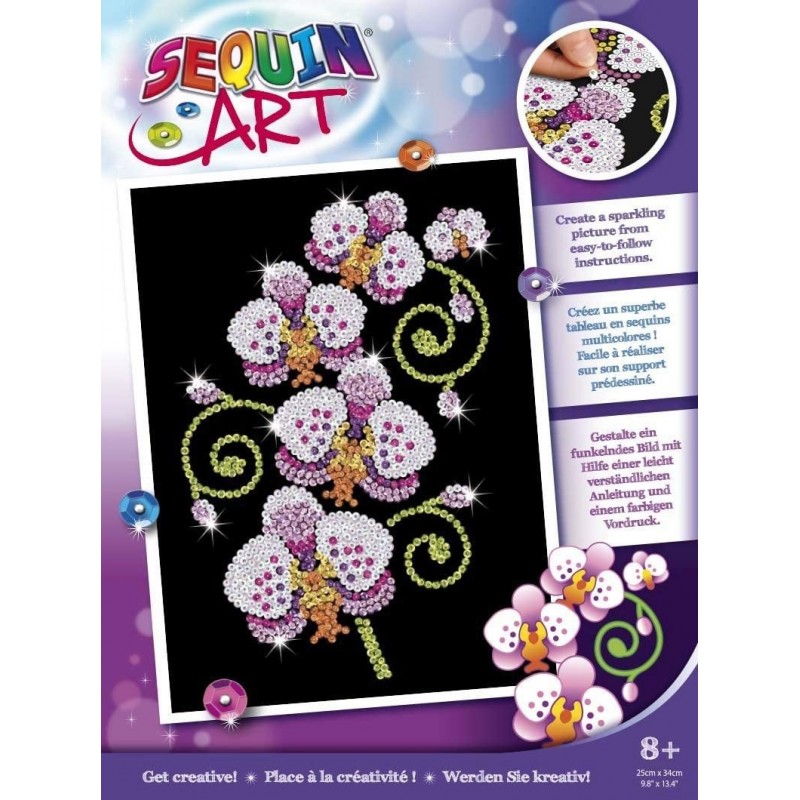 Purple Orchid Sparkling Arts and Crafts Kit Creative Crafts for Adults and Kids $60.10 Craft Kits