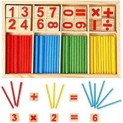 Counting Number Blocks and Sticks | Montessori Toys for Kids Learning| Homeschool Supplies for Math manipulatives | Toddlers ...