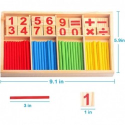 Counting Number Blocks and Sticks | Montessori Toys for Kids Learning| Homeschool Supplies for Math manipulatives | Toddlers ...