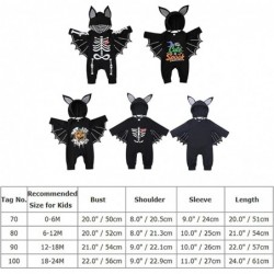 Newborn Baby Bat Costume Halloween Cosplay Cloak Romper with Wings Ears Hoodie My First Halloween Outfit for Boy Girl $39.61 ...