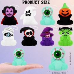 24 Pieces Halloween Mini Plush Toy 2.4 Inch Plush Doll Toy Halloween Plush Characters Toy with 8 Halloween Characters for Hal...