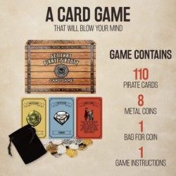 Get That Pirate's Booty Card Game Fun 2-6 Player Family-Friendly Card Game for Adults Teens & Kids a Fun Pirate Themed Game a...