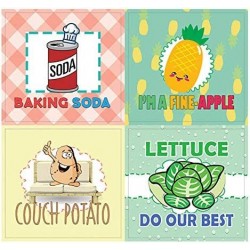 Hilarious Delicious Food Puns Stickers (20-Sheet) – Funny Gift Stickers for Kids – Awesome Stocking Stuffers Gifts for Boys &...