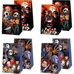 12pcs Horror Movie Party Favor Gift Bags Halloween Birthday Party Supplies for Chucky Party Decorations $20.78 Kids' Party Fa...