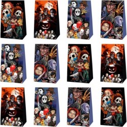 12pcs Horror Movie Party Favor Gift Bags Halloween Birthday Party Supplies for Chucky Party Decorations $20.78 Kids' Party Fa...