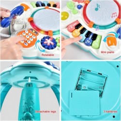 Baby Toys 6 to 12 Months Activity Table Toy for Toddlers ( Size: 11.8 x 11.8 x 12.2 inches ) $49.74 Baby Musical Toys