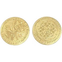 Early English Kings Themed Gaming Coins - Jumbo 35mm 6-Pack Novelty Fantasy Replica Coins $19.00 Game Accessories