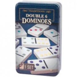 Games - Traditions: Double Six Color Dot Dominoes $27.66 Domino & Tile Games