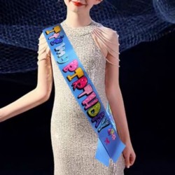 ‘It's My Birthday' Sash for Kids Multicolor Birthday Sash for Girls and Boys Birthday Party Decorations and Supplies Birthday...