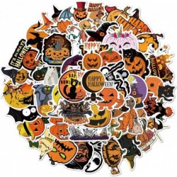 Halloween Stickers 50 Pcs Witch Pumpkin Skeleton Stickers Waterproof Stickers Halloween Decorations Party Supplies $14.03 Kid...